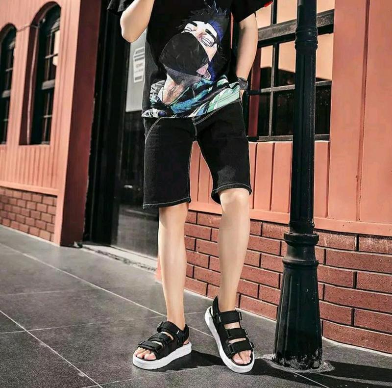 Product Introduction of ZEVAA-Sandal Gunung Pria Strap Velcro Ban 3 Hitam Putih Sandal 4