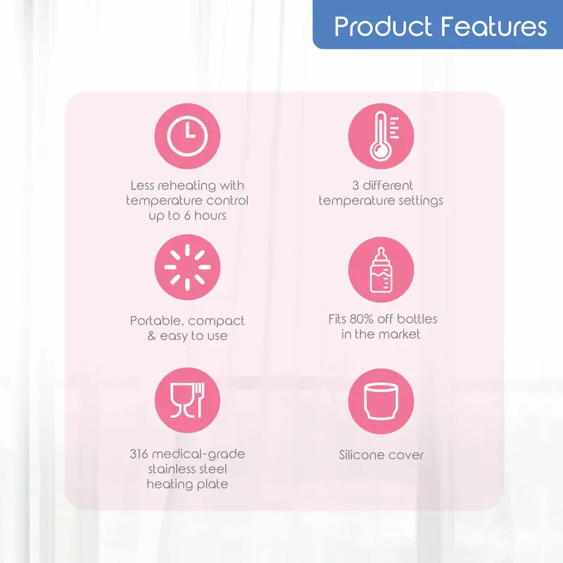 Momama Intelligent Bottle Milk Warmer - White Penghangat ASI Pemanas Susu Botol Minum Bayi Menghangatkan 1
