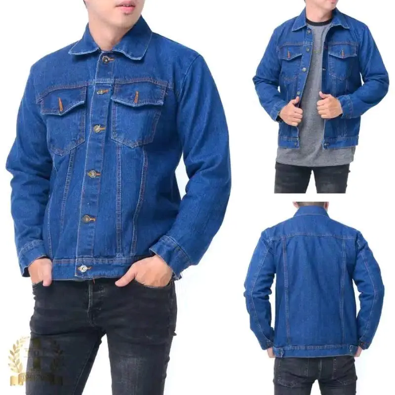 Jaket Jeans blue wosh M L XL 4XL 6XL 8XL 3