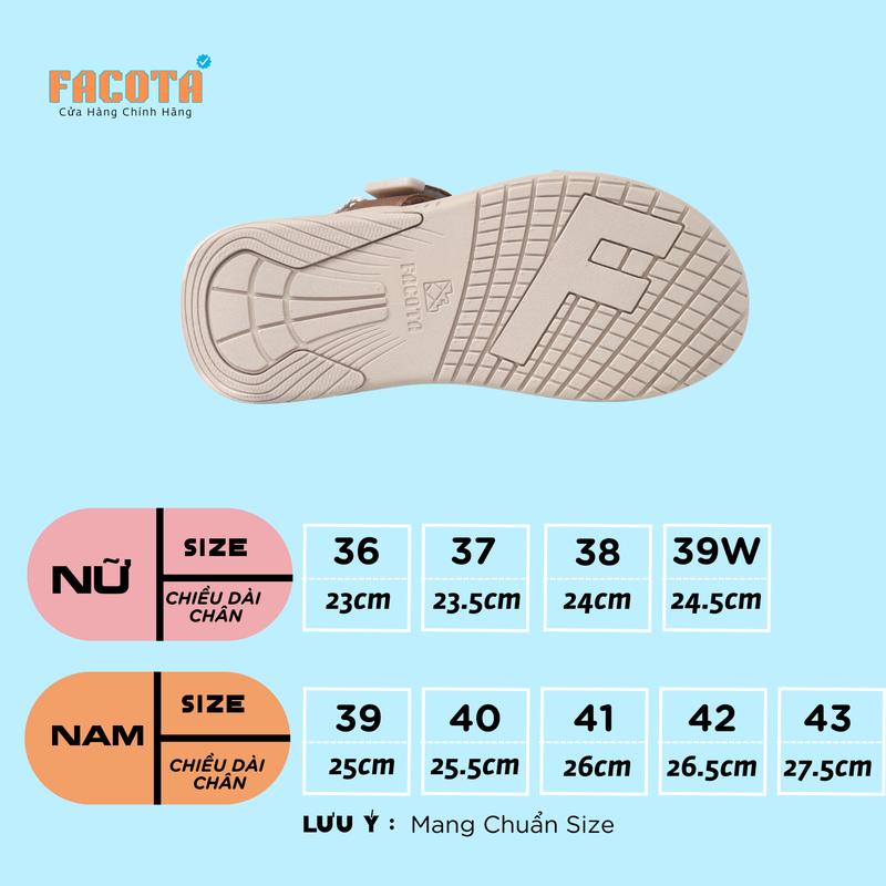 FACOTA │Giày Sandal Unisex thể thao nam nữ - CH08 1