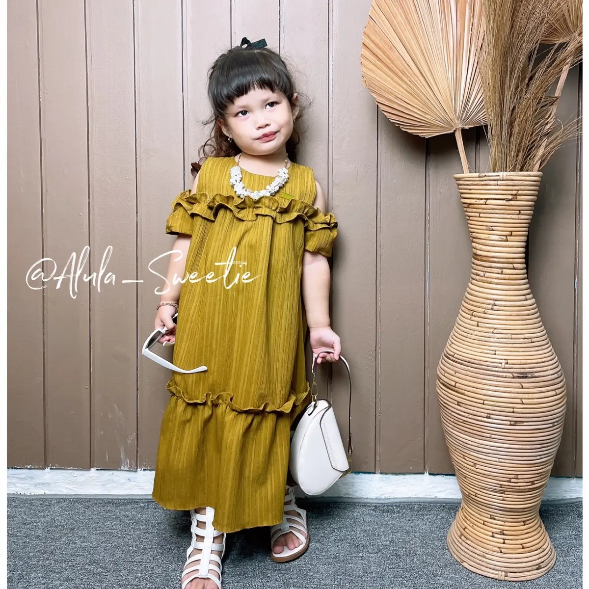 ALS ~ ALULA Dress Polos Anak Perempuan Premium Nyaman Lembut Usia 1-8 th Dress Viral