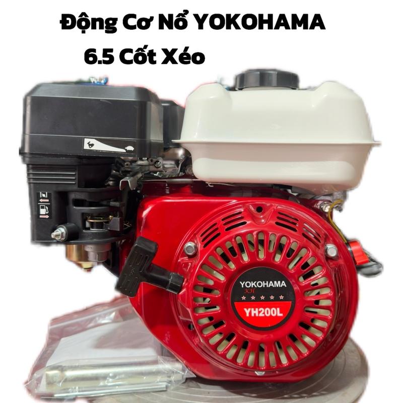 Động cơ máy Yokohama GX200L cốt xéo 6.5hp 3