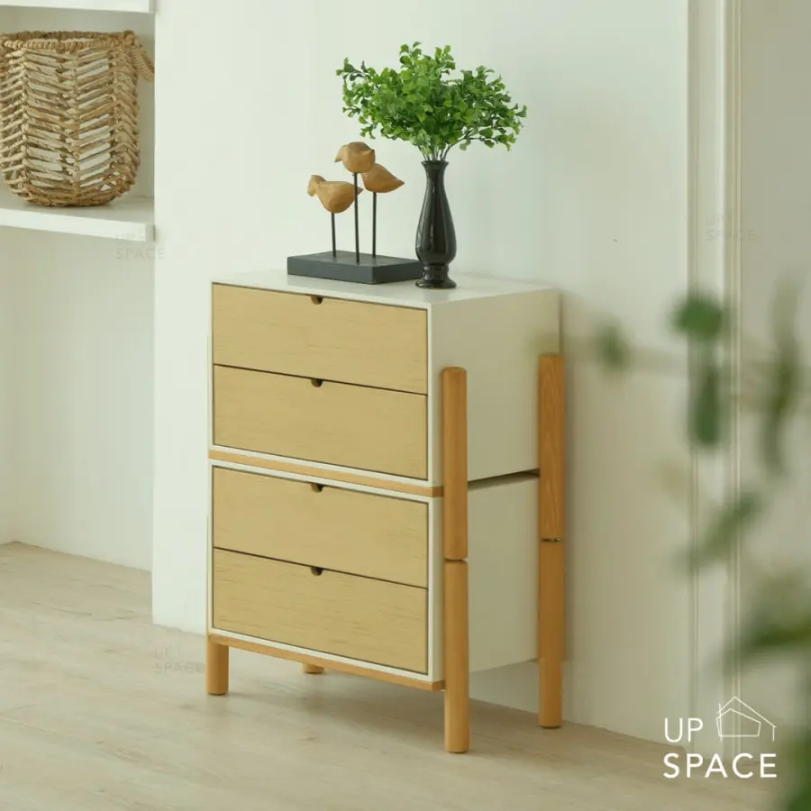 Up Space Rego Modular Storage Cabinet / Drawer Susun / Buffet Laci / Meja Nakas / Side Table / Lemari Kabinet / Lemari Sepatu / Box Laci Penyimpanan Susun Multifungsi / Credenza TV Kayu / Meja TV