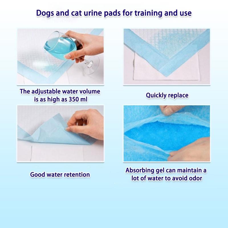 Product Introduction of Pugnino Pet Pee Pads - 100 Pack, Leak-Resistant Training Pads for Dogs and Cats, Odor-Neutralizing Wee Pee Pads, Disposable Pet Diapers for Housebreaking petdiaper dogdiaper training pad pet diapers pet peep ads petpads dogpads 24