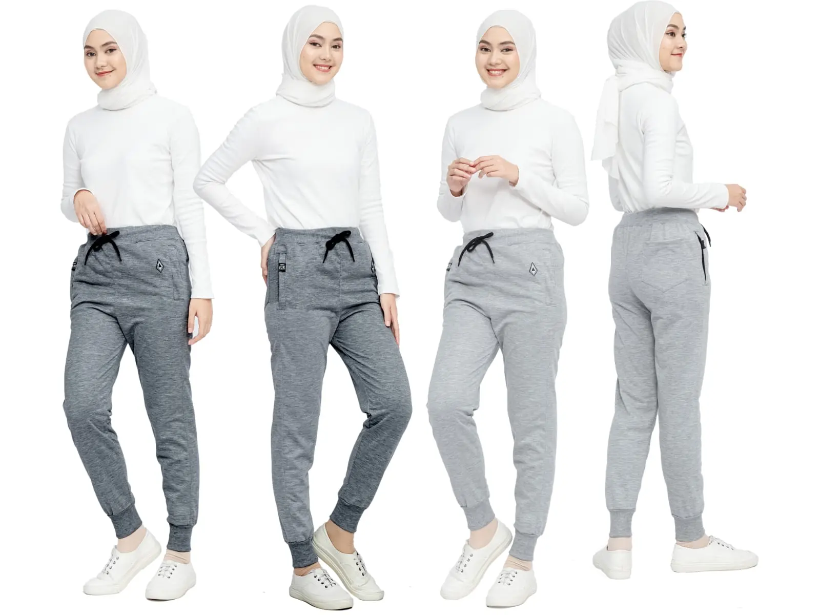 Celana Jogger Training Wanita Panjang Import Basic Korean Style Model Terbaru 2024 Bahan Baby Terry Tebal Kualitas Premium Sport Olahraga Gym Jogging Running Haiking  Fitnes Bersepeda Best Quality Big Size S | M | L | XL | XXL