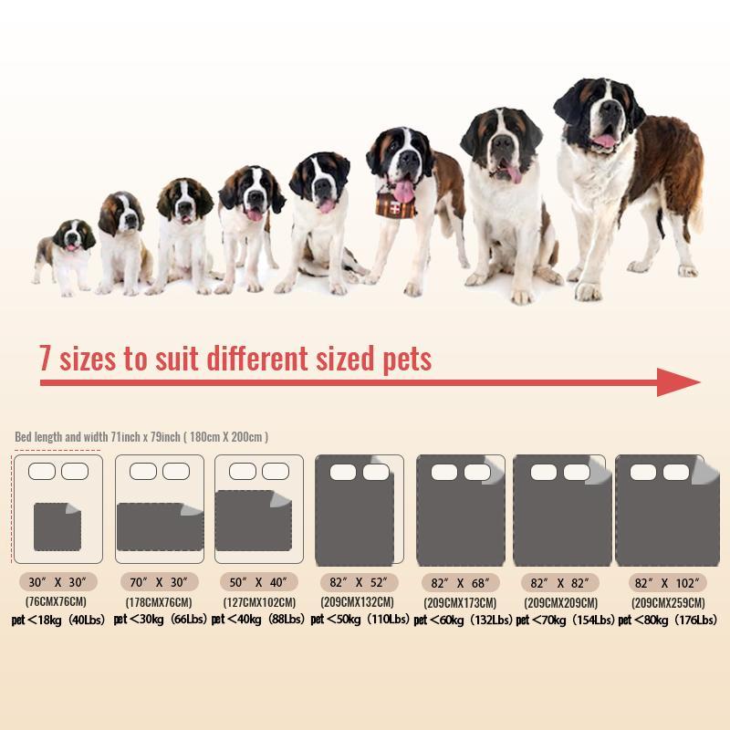 Double-sided Woven Pattern Pet Sofa Blanket, Waterproof Anti-fouling Pet Bed Mat, Home Furniture Couch Cover for Most Cats Dogs 1