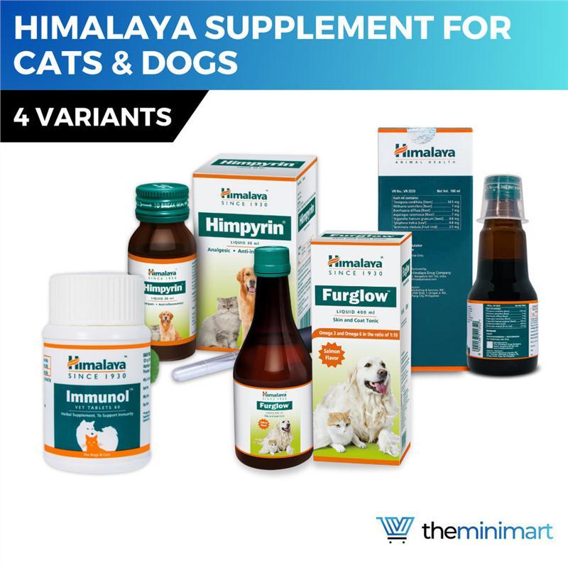 Product Introduction of original Himalaya Supplement For Cats & Dogs Immunol Himpyrin & Furglow For Immunity Pain Relief & AntiInflammatory & Skin Coat 0