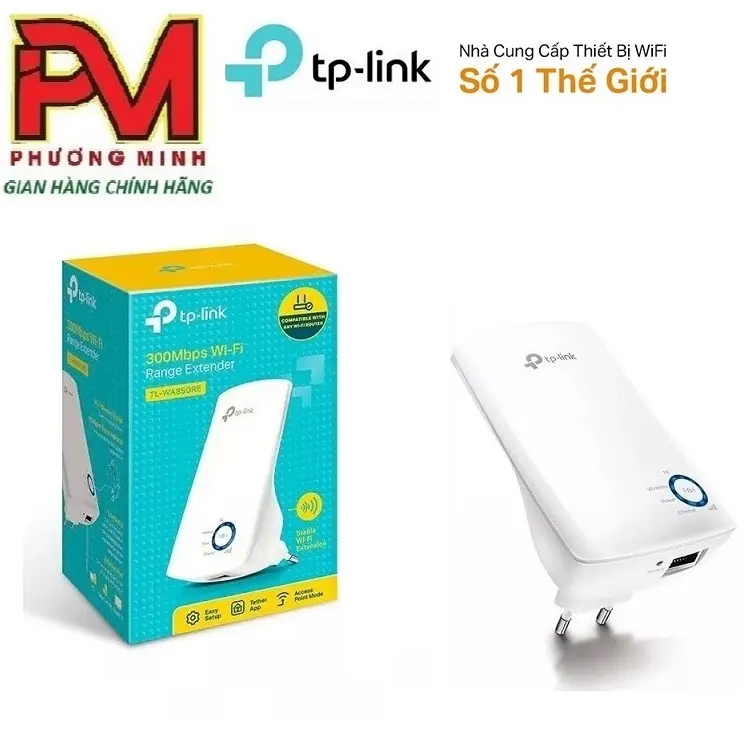 Bộ Mở Rộng Sóng Wifi TPLink TL-WA 850RE Chuẩn N 300Mbps, Bộ Kích Sóng Wifi TPLink 850RE Chuẩn N 300Mbps... 0
