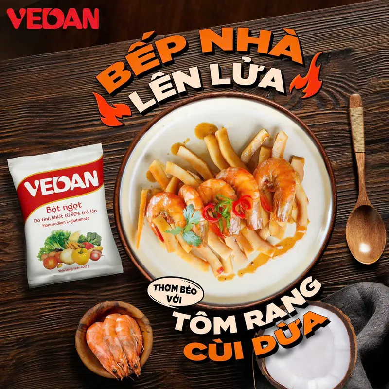 Combo 5 Gói Bột Ngọt VEDAN Hạt Nhỏ 1kg-Size M 2