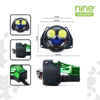 Gambar LUXIMOS Lampu Biled Projie 3 Inch 70W Double Laser Devil Eye Kipas Pendingin Super Terang Cutoff White Motor Mobil BL1 - NINE AUTOSERIES - Blue dari Nine Autoseries Surabaya Kab. Sidoarjo 3 Tokopedia