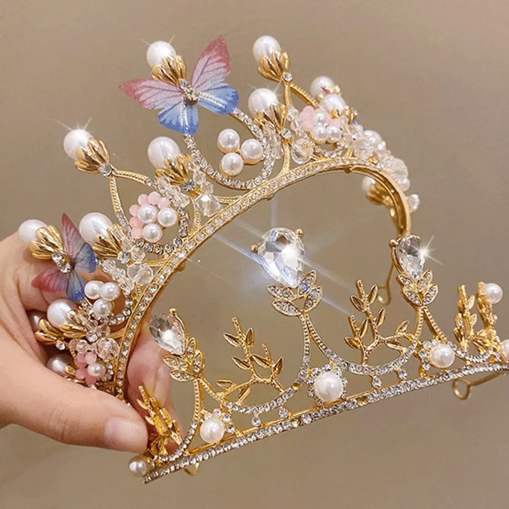 Vương Miện Công Chúa Vương Miện Kim Cương Giả, Lấp Lánh, Băng Đô, Cho Sinh Nhật, Cô Dâu, Bar Mitzvah, Lễ Hội, Phụ Kiện Tóc Chụp Ảnh