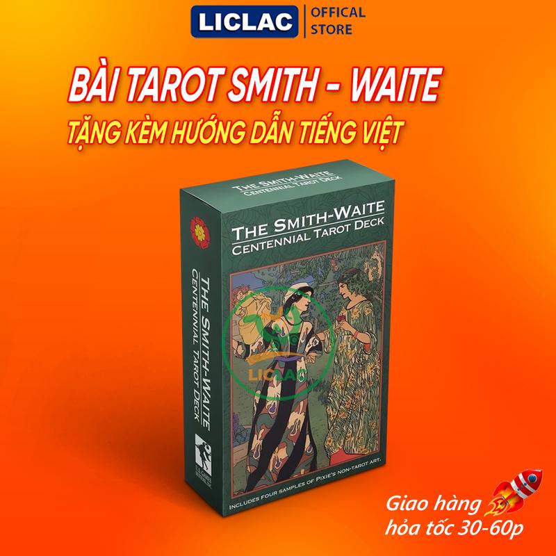 Bài Tarot Smith - Waite Centennial Edition bản Cao Cấp + TẶNG giấy hướng dẫn đọc Tarot Tiếng Việt