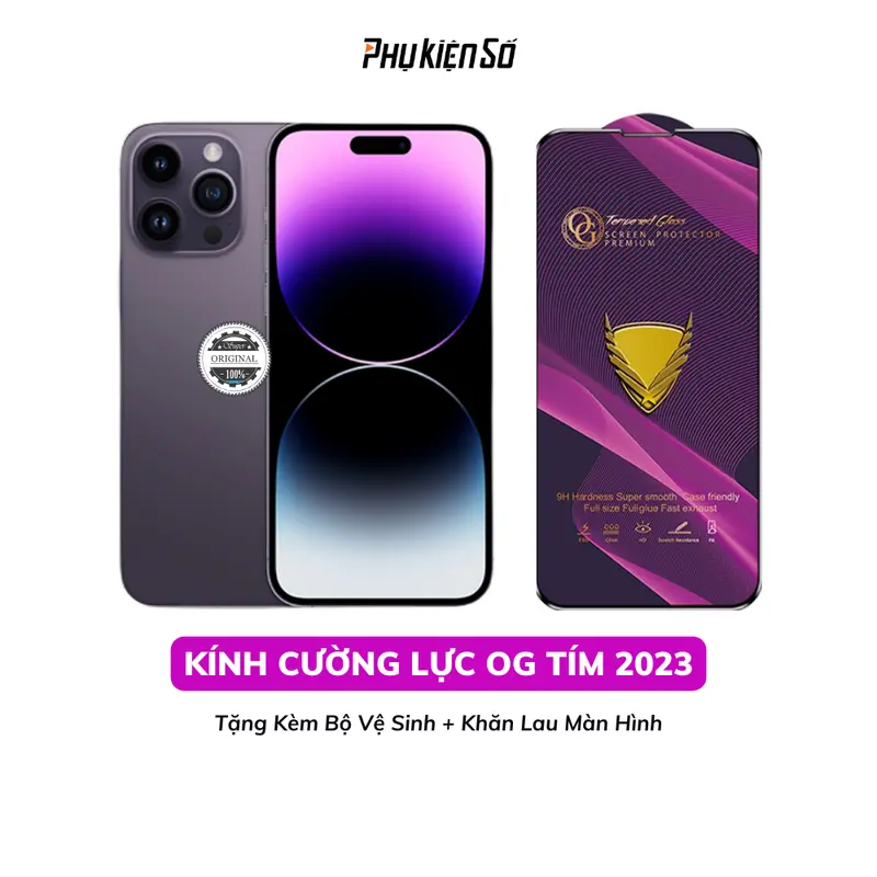 Kính Cường Lực Trong Suốt OG Model mới 2023 kinh  cuong luc Phone 0