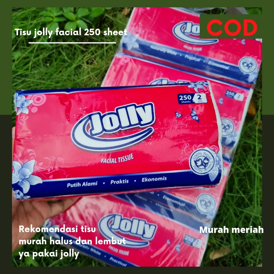 Tisu JOLLY 250 sheet (5 pack) Tisu Tisu Tissue