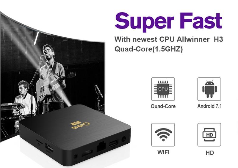 Product Introduction of Q96 X1 Network TV-Set Box 4K HD TV Box TV Box 0