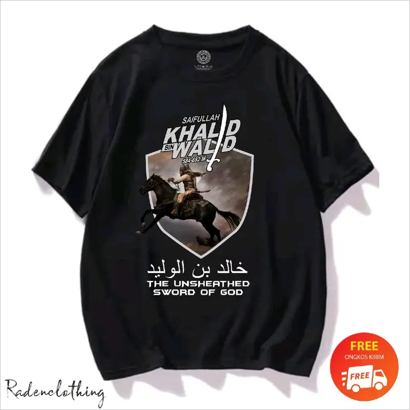 KAOS KHALID BIN WALID DISTRO Combed 2
