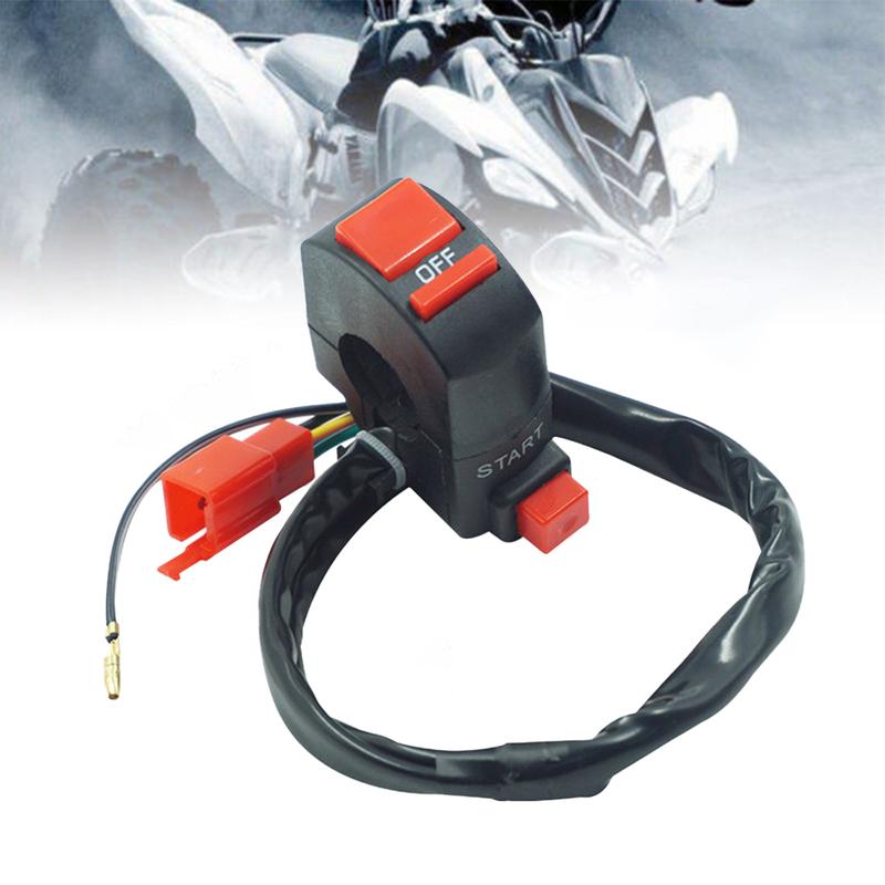 Product Introduction of Start Switch Motorcycle Switch DC12V/10A Engine Switch Assembly Fit On Most Of Motorcycles 7/8\" Motorcycle Handlebar 26