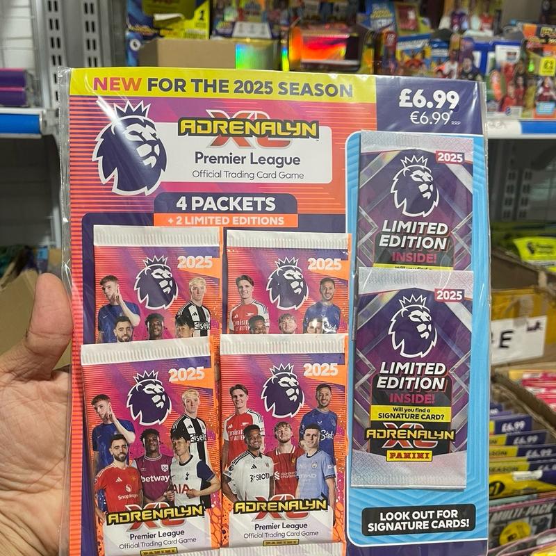 Multi Pack Túi Gói Thẻ Trong Túi Panini Adrenalyn XL Permier League Multi Pack 2025 2024 25 34 Thẻ