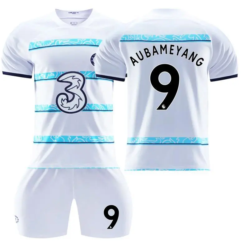 Chelsea Away Game Số 10 Pulsey 9 Obameiyang 7 Camter 19 Mount White Bộ Đồ Bóng Đá, 2223