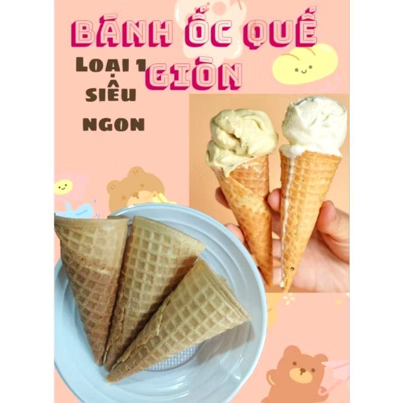 Product Introduction of bánh ốc quế ăn kem thơm giòn loại 1 (bịch 50 cái) 8