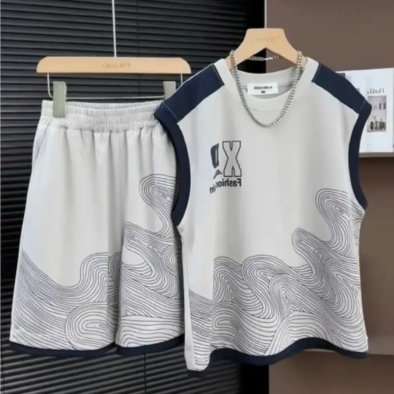 Bộ quần áo ba lỗ trẻ em mùa hè cho bé trai bé gái. chất cotton mềm mịn thoáng mát thấm mồ hôi, phong cách năng động. dành cho bé 14-48kg. set bộ cho bé, sét bộ bé trai bé gái bộ  labubu  cho  bé  trai set  bộ  hàn  quốc  cho  bé  trai 6