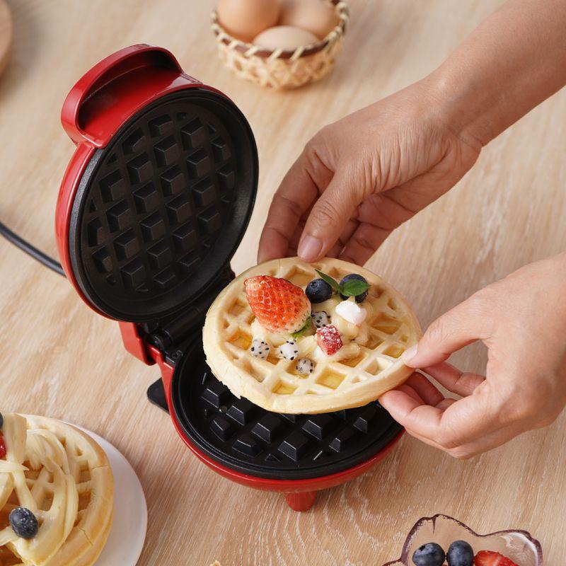 Product Introduction of Mini Automatic Temperature Control Double Side Heating Children's Roast Machine Household Electric Frying Pan Waffle Machine Breakfast Machine stainless  steel  pan teflon clay  pot clay  pot pot 3