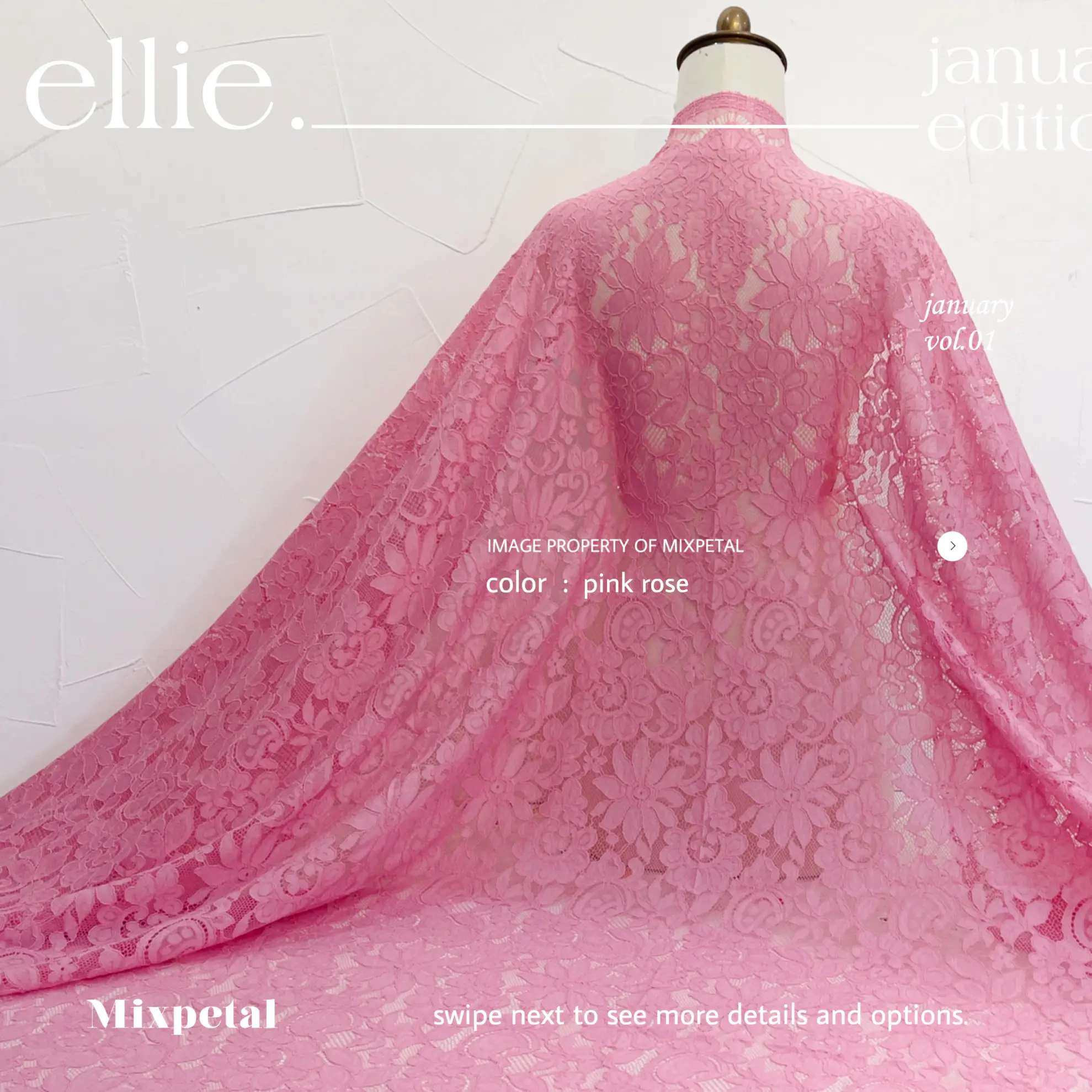 BAHAN KAIN KEBAYA SEMI PERANCIS CORD BENANG ELLIE