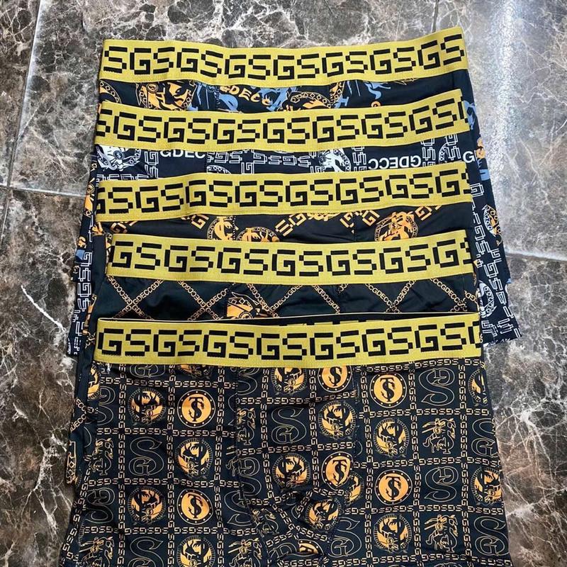 Combo 5 Quần sịp đùi nam HOÀNG GIA, chất liệu thun lạnh co giãn đàn hồi - Menswear, Boxer 5