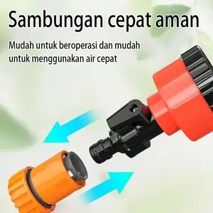 Kepala penyiram pertanian dengan pola semprotan yang dapat disesuaikan, tersedia dalam ukuran 4/16mm dan 6/20mm. Kepala penyiram irigasi taman hemat air berkinerja tinggi yang cocok untuk kebun rumah, lahan pertanian, dan rumah kaca.