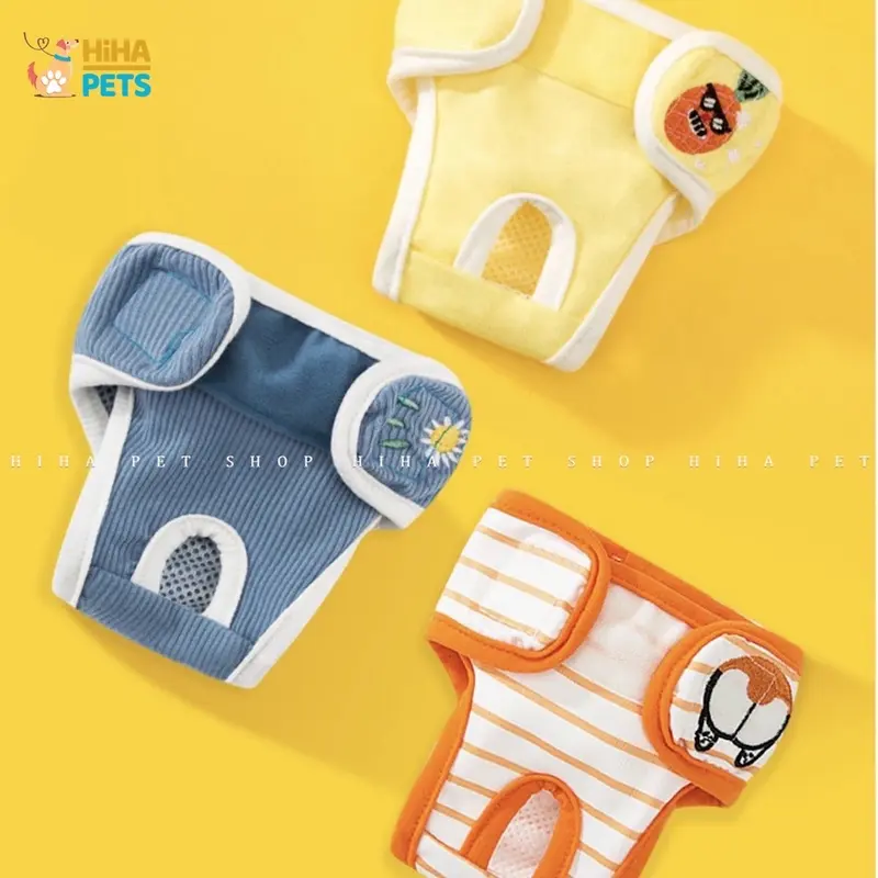 COMBO 2 Món Gồm Tã Lót Và Yếm Quần Sinh Lý Cho Chó Cái Quần Chip Chó Mèo Thú Cưng Ngày Rụng Dâu Giá Rẻ Hihapet. 0