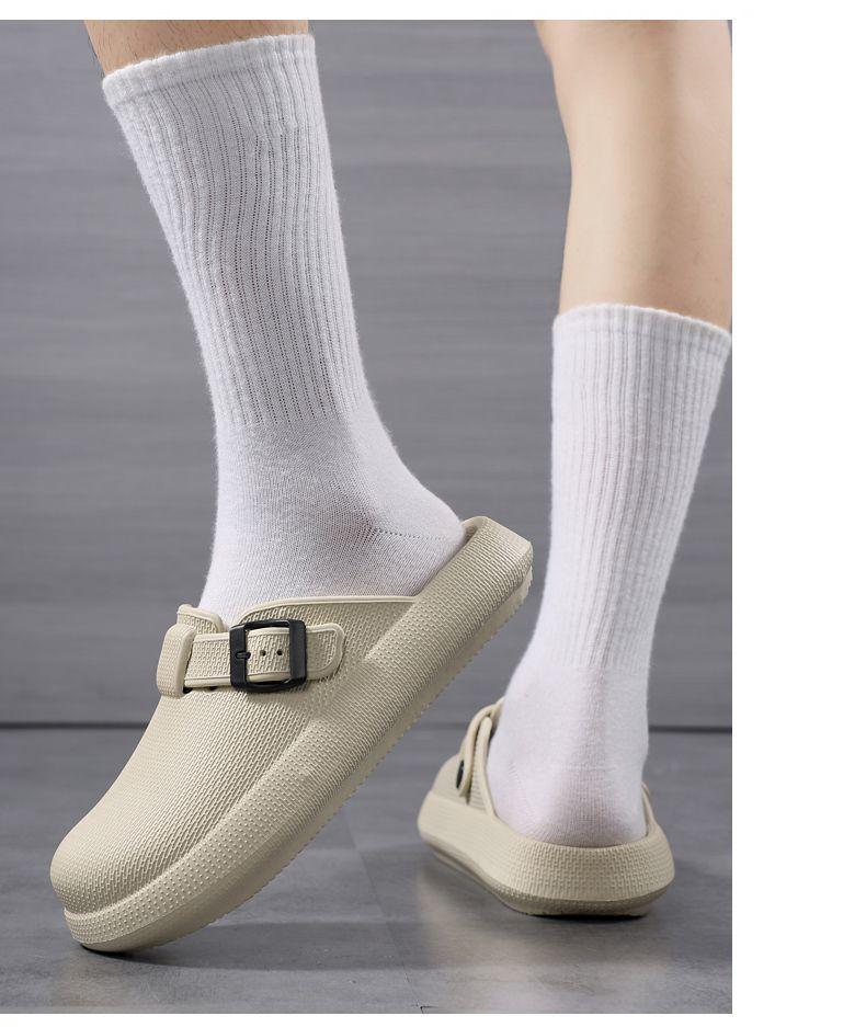 Product Introduction of Dép Đi Biển Mùa Hè Cho Nam, Ngoài Trời, Đế Dày, Không Trơn Trượt, Thường Ngày, Thoải Mái, Không Có Gót, Dép Lười Nửa, Đánh Giá Tích Cực 92%, Năm 2025 22