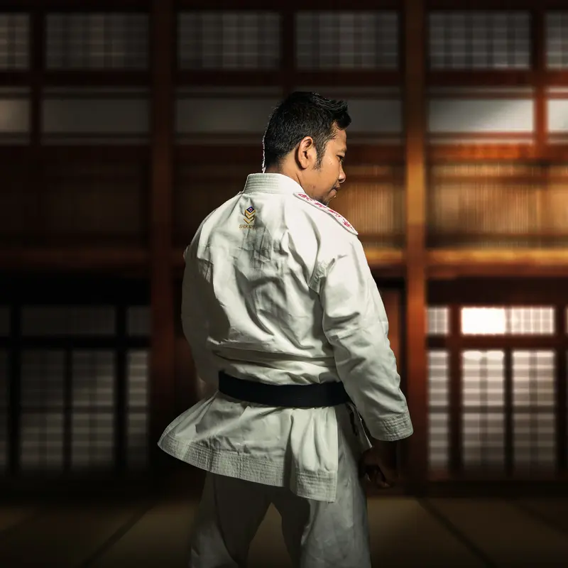 SHUKAIDO BAJU KATA BAHAN COTTON DAN POLIESTER UNTUK KARATE SPORT WKF 6