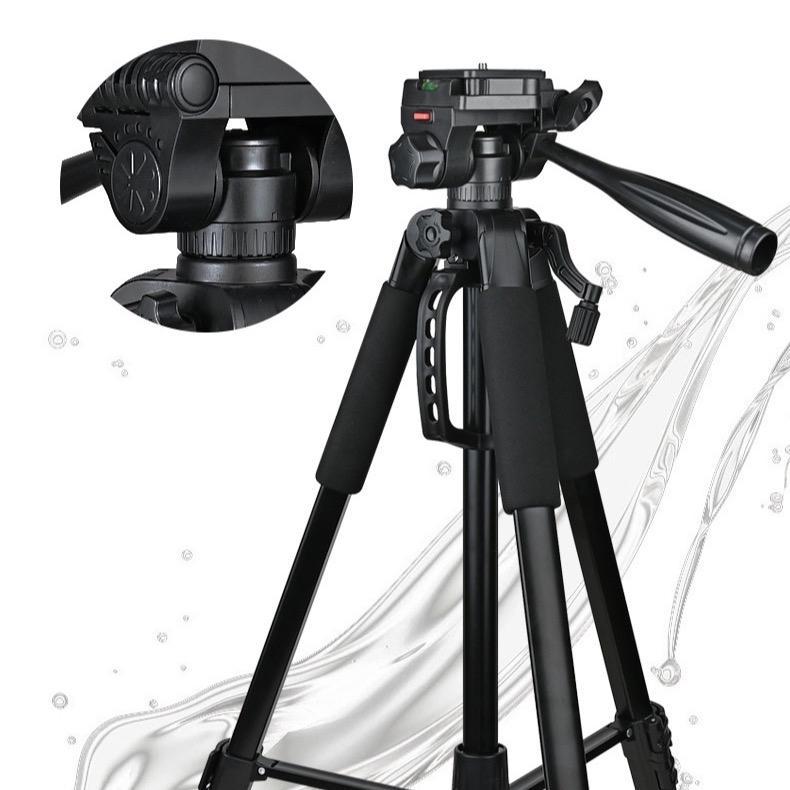 Tripod Điện Thoại 1.8m Kiêm Chân Máy Ảnh 360 Độ Chắc Chắn, Điều Chỉnh Cao Thấp, Dùng Để Chụp Ảnh Quay Phim 4