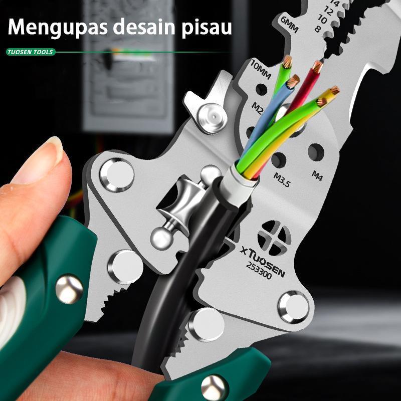 Tang Lipat 28 in 1 Pemotong Kabel Multifungsi Anti Shock Bahan Krom Vanadium Kawat Tang Dekrustasi Kabel Pengupas 27 Fungsi Ergonomis dengan Desain Lipat dan Pegangan Nyaman(Barang yang dikembalikan rusak atau hilang.) Tang Lipat 28 in 1 Pemotong Kabel Multifungsi Anti Shock Bahan Krom Vanadium Kawat Tang Dekrustasi Kabel Pengupas 27 Fungsi Ergonomis dengan Desain Lipat dan Pegangan Nyaman(Barang yang dikembalikan rusak atau hilang.)