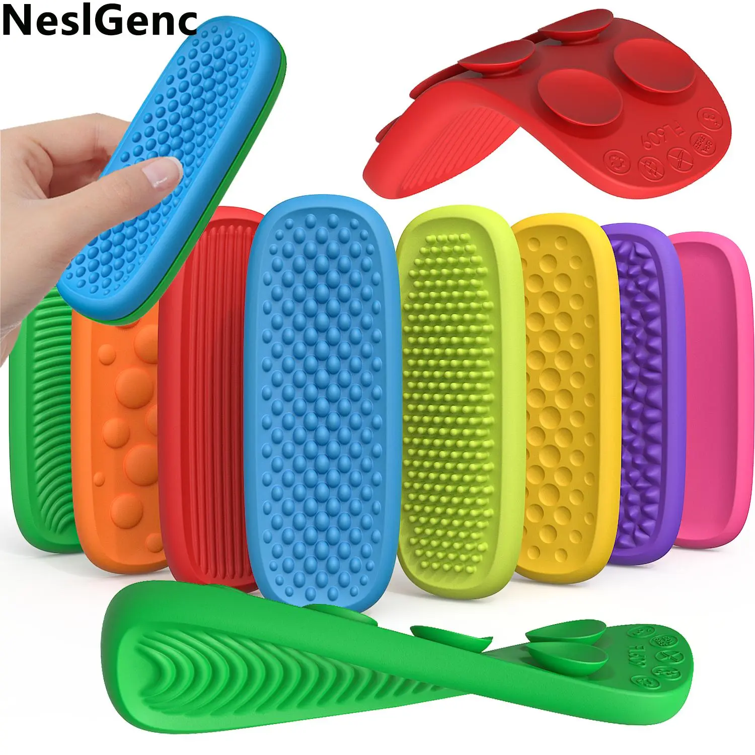 Sensory Fidget Toys, 8pcs/16pcs Decompression Toy with Suction Cup, Stress Relief Toy for Kids & Adults