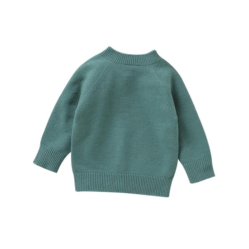 Product Introduction of Toddler Autumn Winter Knit Sweaters Long Sleeve Round Neck Solid Color Knitwears 47