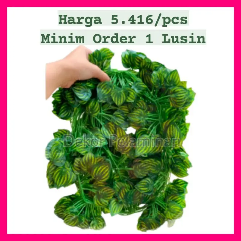 DAUN RAMBAT SULUR ARTIFICIAL GARLAN Besar (240cm) / Kecil (220cm) - JUNTAI RAMBAT HIASAN DEKORASII 2