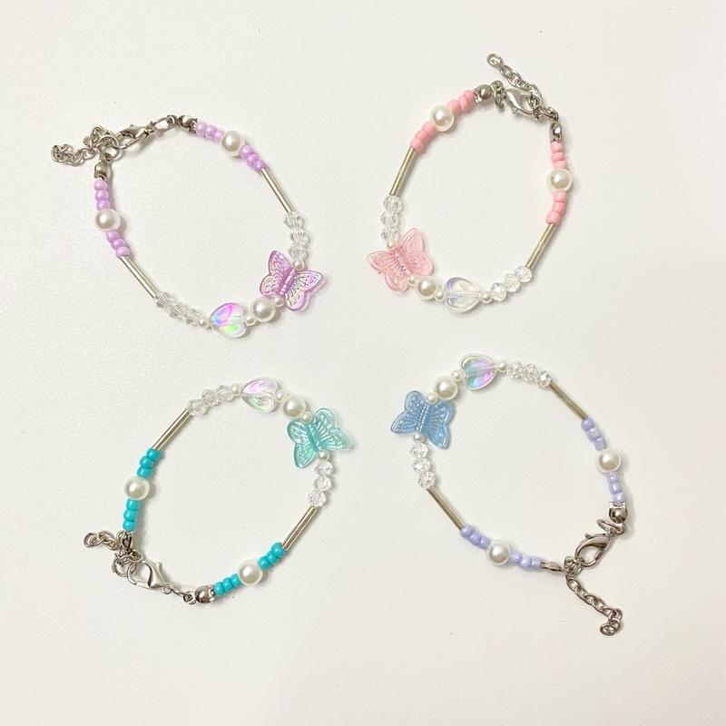 GELANG MANIK KUPU-KUPU LOVE BEADS BRACELET 1