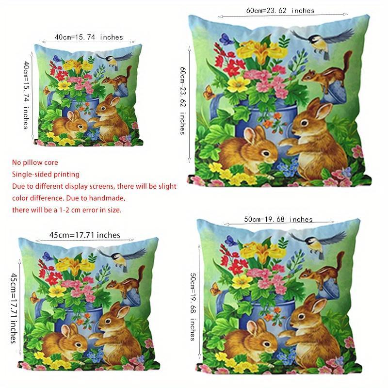 Product Introduction of Boho Style Geometric Pattern Cushion Cover, 4 Counts/set Square Throw Pillow Cover, Household Decoration Supplies for Home Living Room Bedroom 1