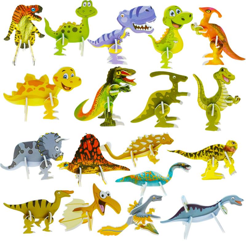 Dinosaur Party Favors Set, 102pcs/set Dinosaur Eggs & Dinosaur Model & Sticker & Tattoo Sticker & More, Treasure Box Pinata Goodie Bag Stuffers, Gifts 4