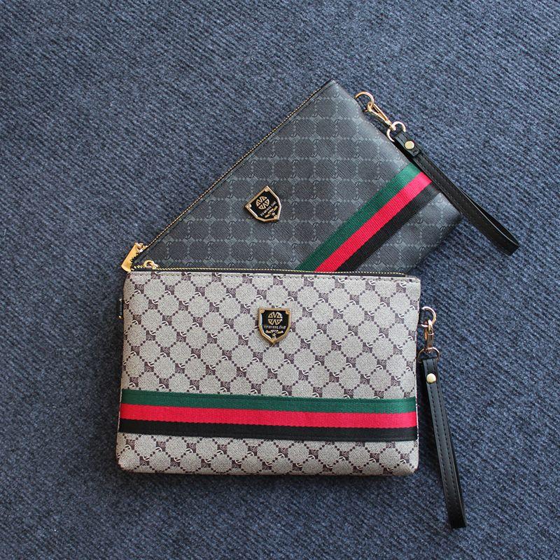 Product Introduction of High-End Clutch Bag Personality Trendy Fashion Men's Bag 2024 New Clip Bag Men's Handheld Bag Long Wallet Women 2