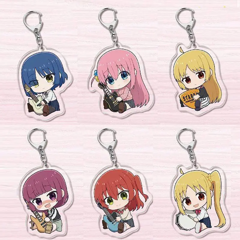 Móc Khóa Anime BOCCHI THE ROCK Cho Nữ, Móc Chìa Khóa Acrylic Cho Xe Hơi, Cosplay, Nhẫn Chìa Khóa Nhật Bản, Gotou Hitori Yamada Ryo, Mặt Dây Chuyền, Quà Tặng