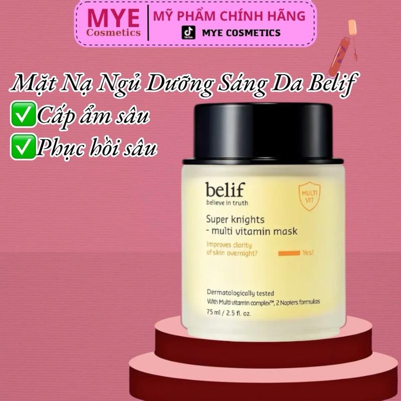 Mặt Nạ Ngủ Dưỡng Ẩm Chuyên Sâu, Phục Hồi Da Belif Chăm Sóc Da Skincare Làm Đẹp Da Dưỡng Ẩm Da Cosmetics Women 4