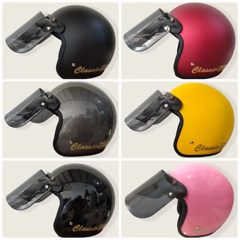 Helm bogo classic dewasa pria wanita