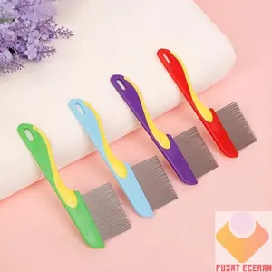 ( 1 Lusin isi 12 pcs ) Sisir Kutu Besi Gagang / Serit Kutu