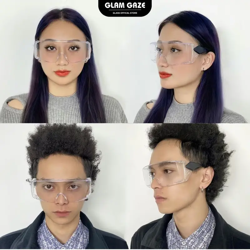 Kính Chống Bụi & Giọt Bắn Đi Đường Chống Chói Hoăc Tia UV GLAM GAZE VN Cho Người Đi Xe Máy Xe Đạp Hoặc Chơi Thể Thao - Tặng kèm Túi Đựng Kính Chống Trầy Xước Và Khăn Lau Kính Phụ Kiện Sport Chạy Xe Máy & Xe Đạp 3