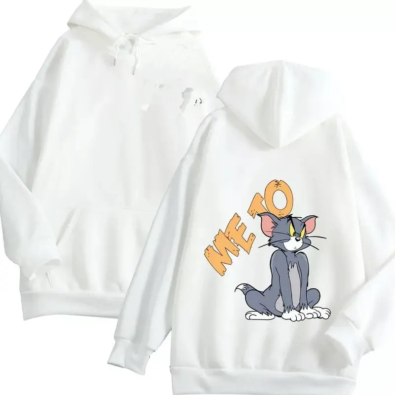 switer couple TOM&JERRY / sweater couple pasangan sahabat / hoodie couple boba kekinian keren oversize 3