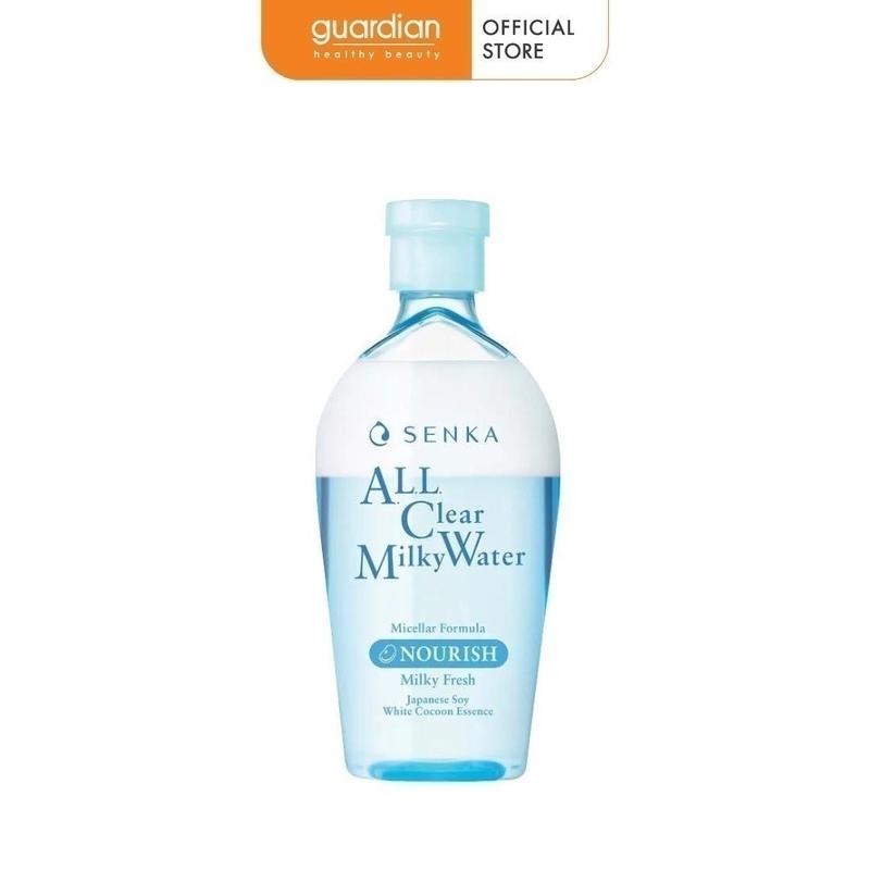 Nước Sữa Tẩy Trang Senka Hai Lớp All Clear Milky Water Nourish 230Ml