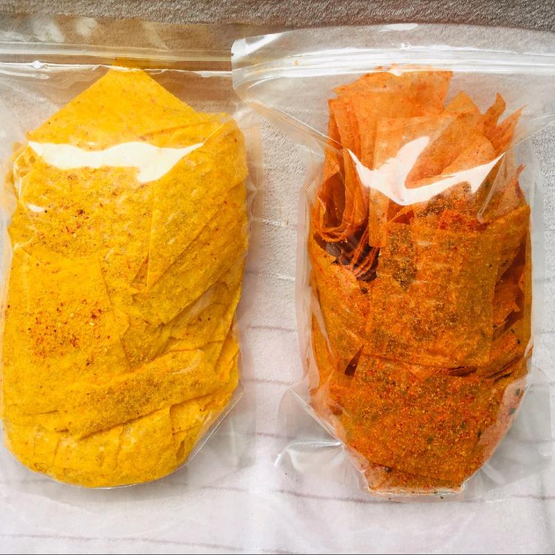 COMBO 2 bịch BÁNH TRÁNG 500gTÉP HÀNH và 500g PHÔ MAI SỮA - Snack Food Thức Ăn banh trang giòn tan hương vị đậm đà