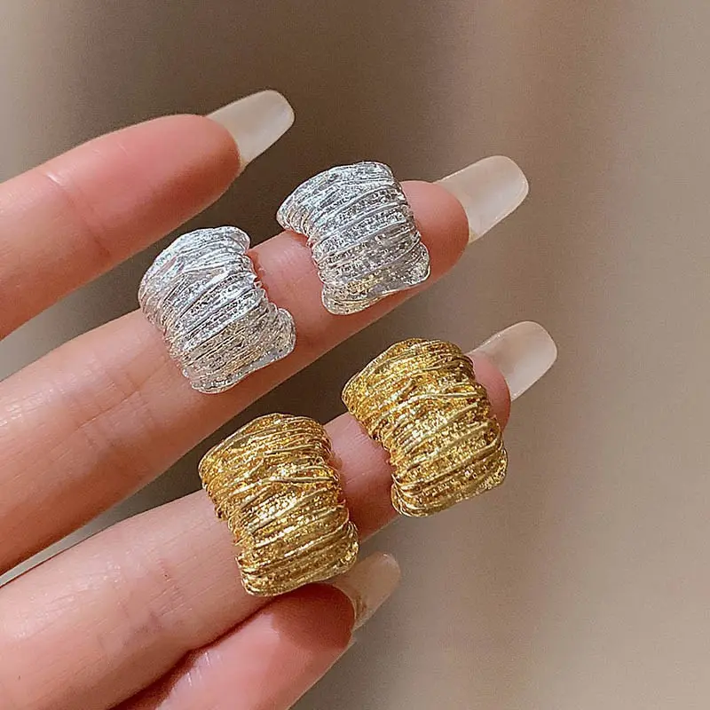 RRNS 510 Anting Stud Anting Wanita Tusuk Fashion Alloy Gaya Elegan 4